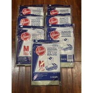 7 x Hoover Type M Dimension 4010037M Vacuum Cleaner 3-Packs (21 Bags Total) New